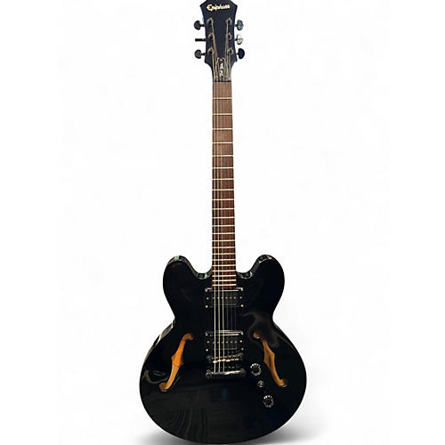 Used Epiphone DOT STUDIO BK Black Hollow Body Electric Guitar Black