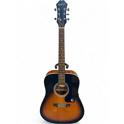 Used Epiphone DR100 2 Color Sunburst Acoustic Guitar