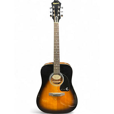 Used Epiphone DR100 2 Color Sunburst Acoustic Guitar