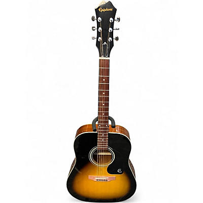 Used Epiphone DR100 2 Tone Sunburst Acoustic Guitar