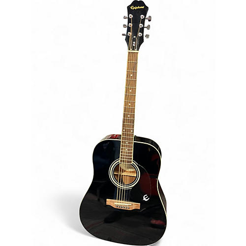 Used Epiphone DR100 BLACK Acoustic Guitar BLACK