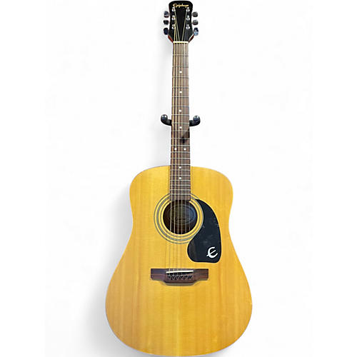 Used Epiphone DR100 Natural Acoustic Guitar Natural