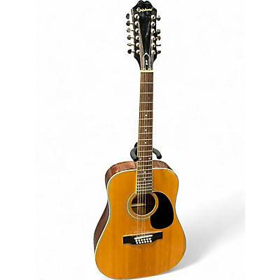 Used Epiphone DR212 Natural 12 String Acoustic Guitar