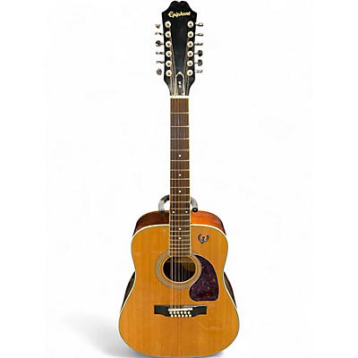 Used Epiphone DR212 Natural 12 String Acoustic Guitar