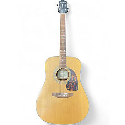 Used Epiphone DR500M Masterbuilt Natural Acoustic Guitar