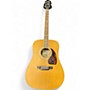 Used Epiphone DR500M Masterbuilt Natural Acoustic Guitar Natural