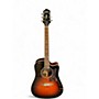Used Epiphone DR500MCE Masterbuilt Tobacco Sunburst Acoustic Electric Guitar Tobacco Sunburst