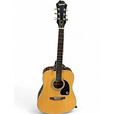 Used Epiphone DR90 Natural Acoustic Guitar