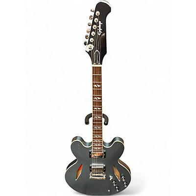 Used Epiphone Dave Grhol DG 335 Pelham Blue Hollow Body Electric Guitar