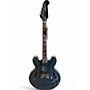 Used Epiphone Dave Grohl DG-335 Blue Hollow Body Electric Guitar Blue