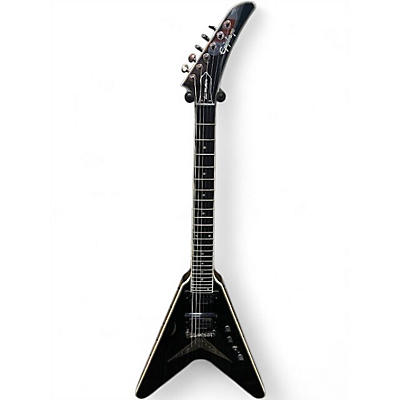 Used Epiphone Dave Mustaine Black Sparkle Solid Body Electric Guitar