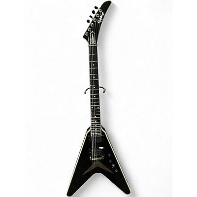 Used Epiphone Dave Mustaine Flying V Black Solid Body Electric Guitar