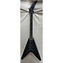 Used Epiphone Used Epiphone Dave Mustaine Flying V Custom Black Metallic Solid Body Electric Guitar Black Metallic