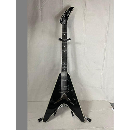 Epiphone Used Epiphone Dave Mustaine Flying V Custom Black Solid Body Electric Guitar Black