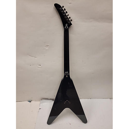 Epiphone Used Epiphone Dave Mustaine Flying V Custom Black Sparkle Solid Body Electric Guitar black sparkle