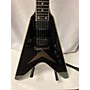 Used Epiphone Used Epiphone Dave Mustaine Flying V Custom Level 1 Metallic Black Solid Body Electric Guitar Metallic Black