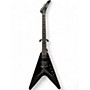 Used Epiphone Used Epiphone Dave Mustaine Flying V Custom Metallic Black Solid Body Electric Guitar Metallic Black