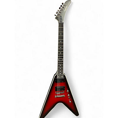 Used Epiphone Dave Mustaine Flying V Prophecy DARK RED BURST Solid Body Electric Guitar