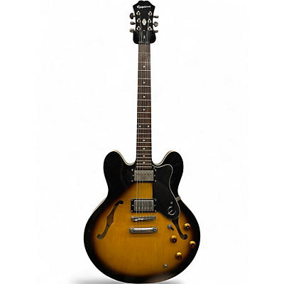 Used Epiphone Dot 2 Color Sunburst Hollow Body Electric Guitar