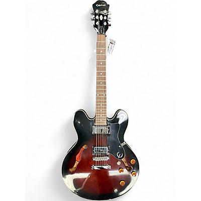 Used Epiphone Dot 2 Color Sunburst Hollow Body Electric Guitar