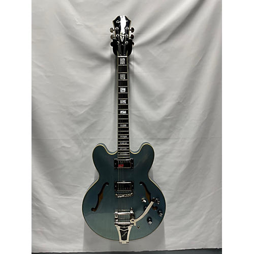 Epiphone Used Epiphone Dot 335TE Metallic Blue Hollow Body Electric Guitar Metallic Blue