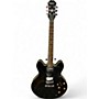 Used Epiphone Dot Black Hollow Body Electric Guitar Black