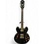 Used Epiphone Dot Black Hollow Body Electric Guitar Black