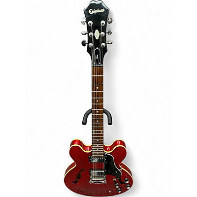 Used Epiphone Dot CH Cherry Hollow Body Electric Guitar