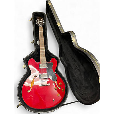 Used Epiphone Dot Candy Apple Red Hollow Body Electric Guitar