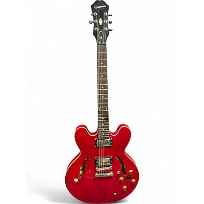 Used Epiphone Dot Cherry Hollow Body Electric Guitar