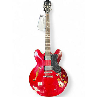 Used Epiphone Dot Cherry Hollow Body Electric Guitar
