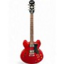 Used Epiphone Dot Cherry Hollow Body Electric Guitar Cherry
