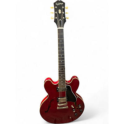 Used Epiphone Dot Cherry Hollow Body Electric Guitar