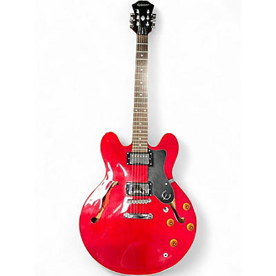 Used Epiphone Dot Cherry Hollow Body Electric Guitar