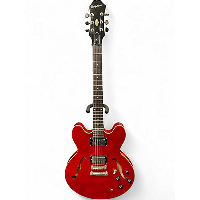 Used Epiphone Dot Cherry Hollow Body Electric Guitar
