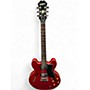 Used Epiphone Dot Cherry Hollow Body Electric Guitar Cherry