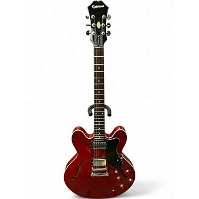 Used Epiphone Dot Cherry Hollow Body Electric Guitar