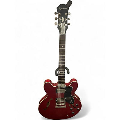 Used Epiphone Dot Cherry Hollow Body Electric Guitar