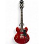 Used Epiphone Dot Cherry Hollow Body Electric Guitar Cherry