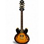 Used Epiphone Dot Deluxe 2 Color Sunburst Hollow Body Electric Guitar 2 Color Sunburst