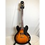 Used Epiphone Used Epiphone Dot Deluxe Flametop Vintage Sunburst Hollow Body Electric Guitar Vintage Sunburst