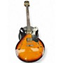 Used Epiphone Dot Deluxe Flametop Vintage Sunburst Hollow Body Electric Guitar Vintage Sunburst