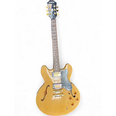 Used Epiphone Dot Deluxe Natural Hollow Body Electric Guitar