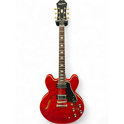 Used Epiphone Dot ES335 Pro Cherry Hollow Body Electric Guitar