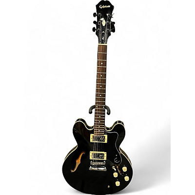 Epiphone Used Epiphone Dot Ebony Hollow Body Electric Guitar