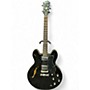 Used Epiphone Dot Ebony Hollow Body Electric Guitar Ebony