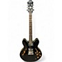 Used Epiphone Dot Ebony Hollow Body Electric Guitar Ebony