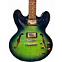 Used Epiphone Dot Metallic Aqua Marine Hollow Body Electric Guitar Metallic Aqua Marine