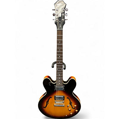 Used Epiphone Dot Special 2 2 Tone Sunburst Hollow Body Electric Guitar