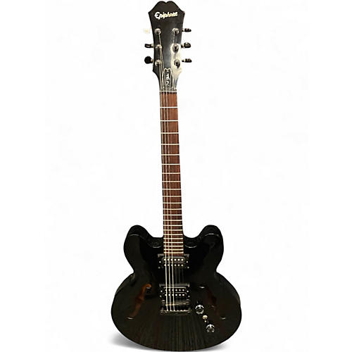 Used Epiphone Dot Studio Black Hollow Body Electric Guitar Black
